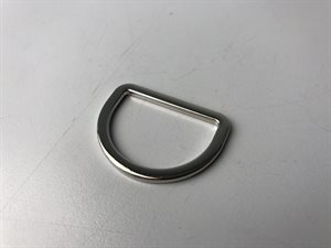 D-ring "sølv"  30 mm
